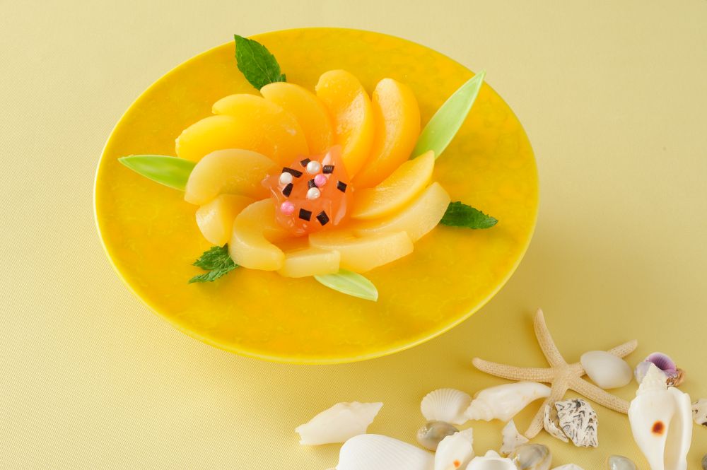 「“Jaune”et“Blanc”~涼をはこぶ、桃のアフタヌーンティー~」イメージ