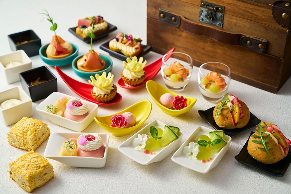 「ピーチ&メロン アフタヌーンティー」イメージ