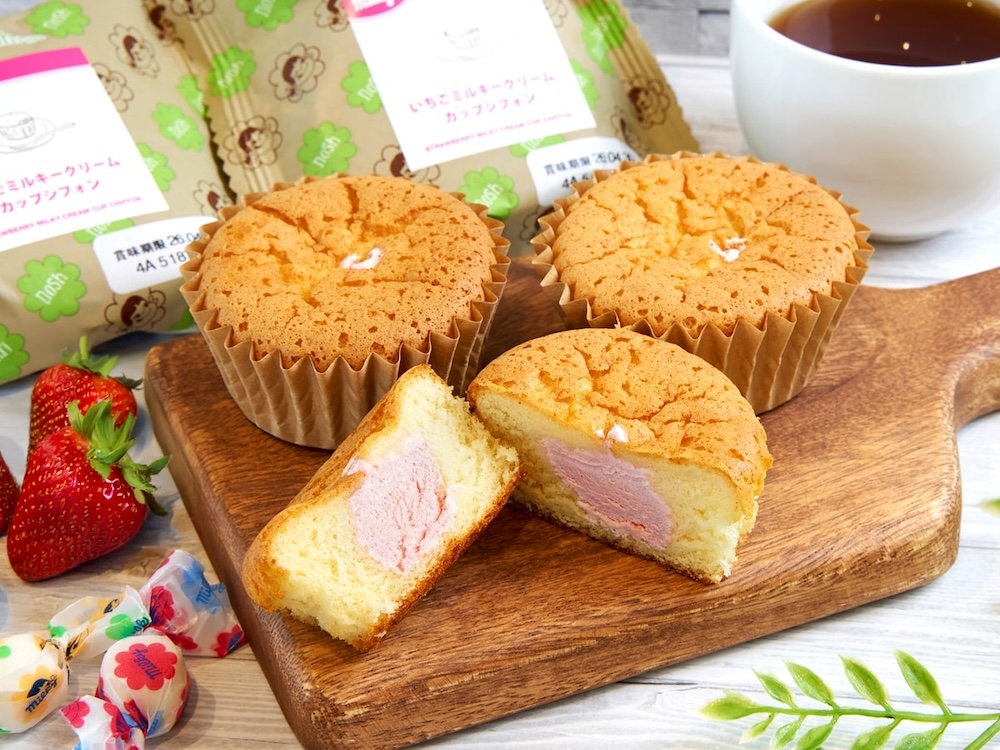 「いちごミルキークリーム カップシフォン」イメージ