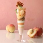 「白桃パフェ」1杯・税込み1,870円