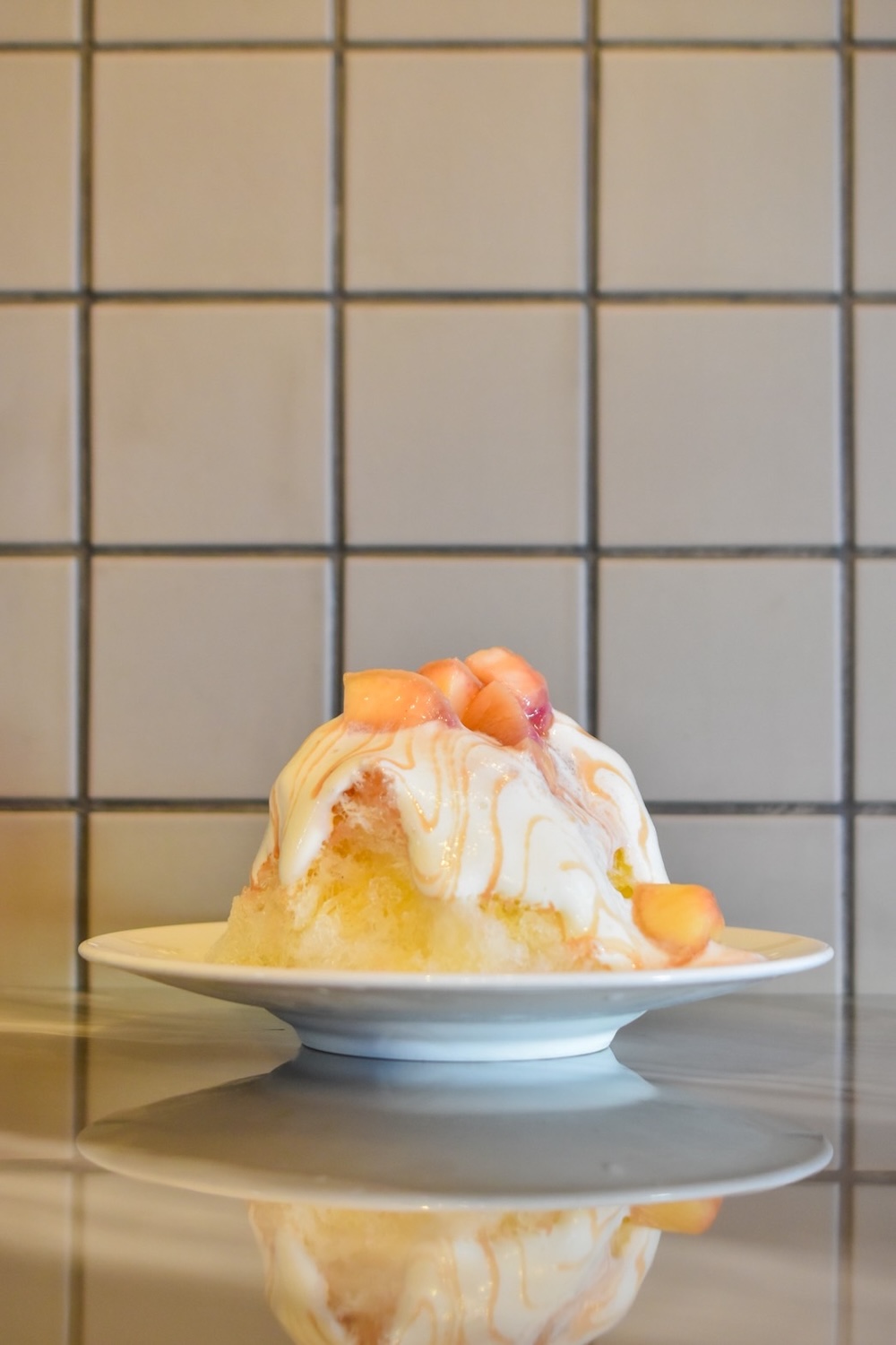 「Fukuoka White Peach Shaved Ice　 税別2,080円