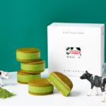 「リッチミルクサンド(静岡抹茶)」アソート・2個入り(プレーン・静岡抹茶 各1個)税込み860円
