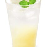 「桃ジュースフロート/桃ソーダフロート」税込み1,200円