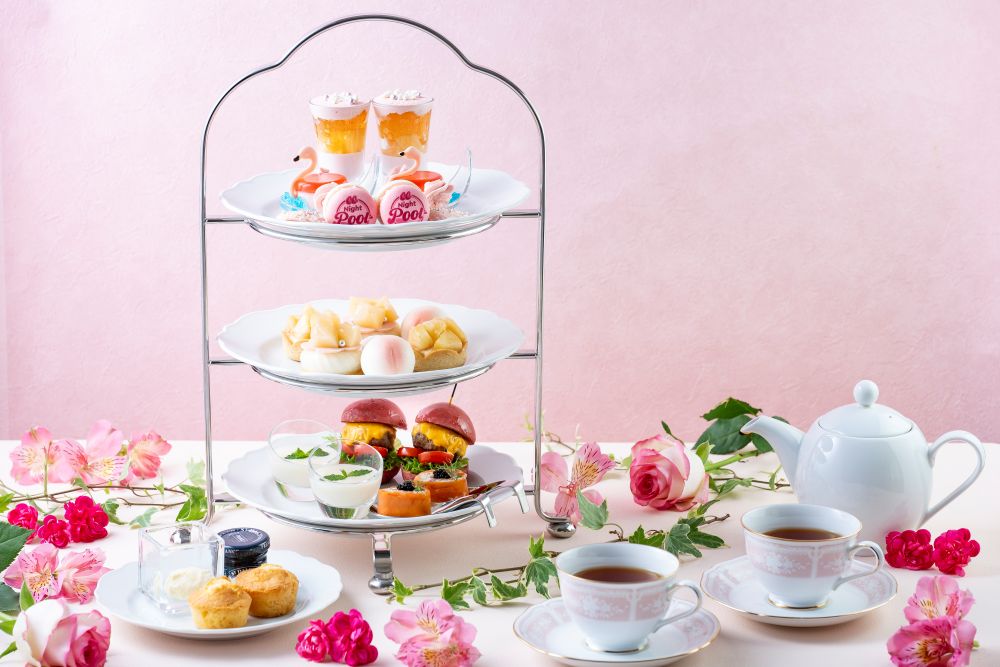 「Peach Afternoon Tea ‐Collaboration with CanCam Night Pool‐」イメージ