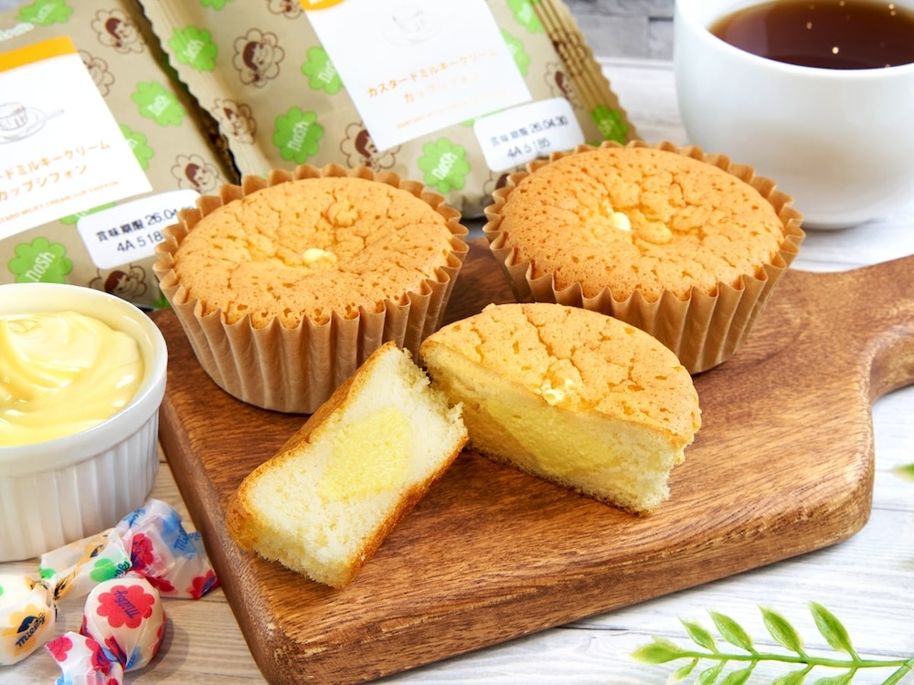 「カスタードミルキークリーム カップシフォン」イメージ