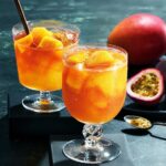 「タリーズコーヒー ＆TEA」 店舗で販売される「＆TEA フローズンティーサングリア　パッションフルーツ＆マンゴー」税込み695円