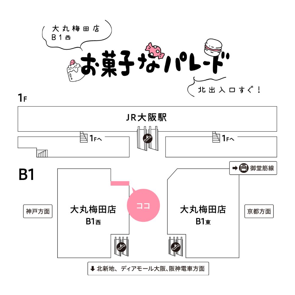 出店会場のイメージ