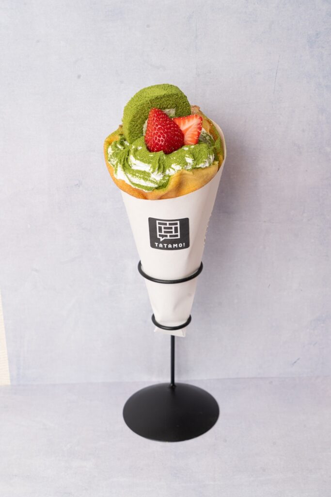 「いちご抹茶ロールクレープ」イメージ