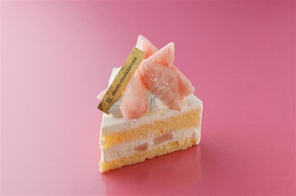 「山梨県産桃“夢みずき”のショートケーキ」イメージ