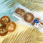 7月8日より発売される「塩キャラメルケーキタルト3個入」税込み180円（沖縄県除く）