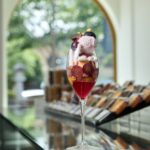 【昼の部】「la boutique de yukinoshita kamakura」の「Parfait Belle Violet ～巨峰・ブラックベリー・薔薇・バニラのパフェ～」1,750円