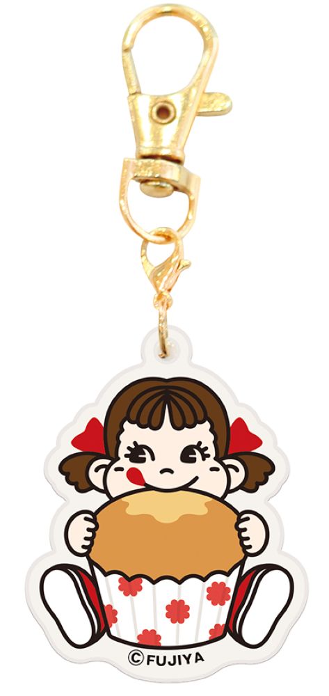 「ペコちゃんmilkyマフィンアクリルチャーム」税込み550円