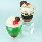 左から「ジュレクリームソーダ」、「ジュレカフェ」