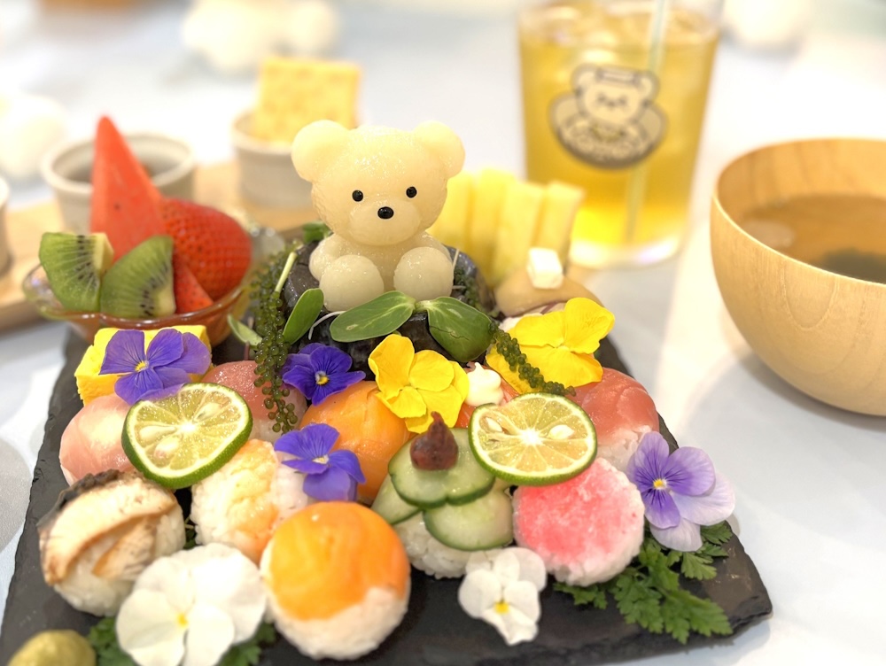 「くまとお花畑寿司」税込み2,880円〜