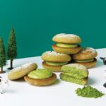 「ふんわりパンケーキサンド(静岡抹茶)」1個・税込み330円