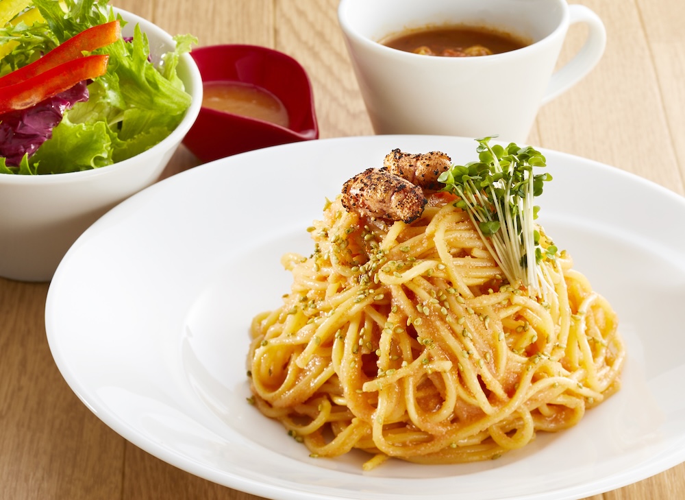「炙り明太子の生パスタ」税込み1,529円