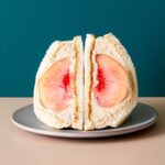 「Be! FRUITS SANDWICH」で販売される「桃とアールグレイサンド」1包2切入り・税込み1,080円
