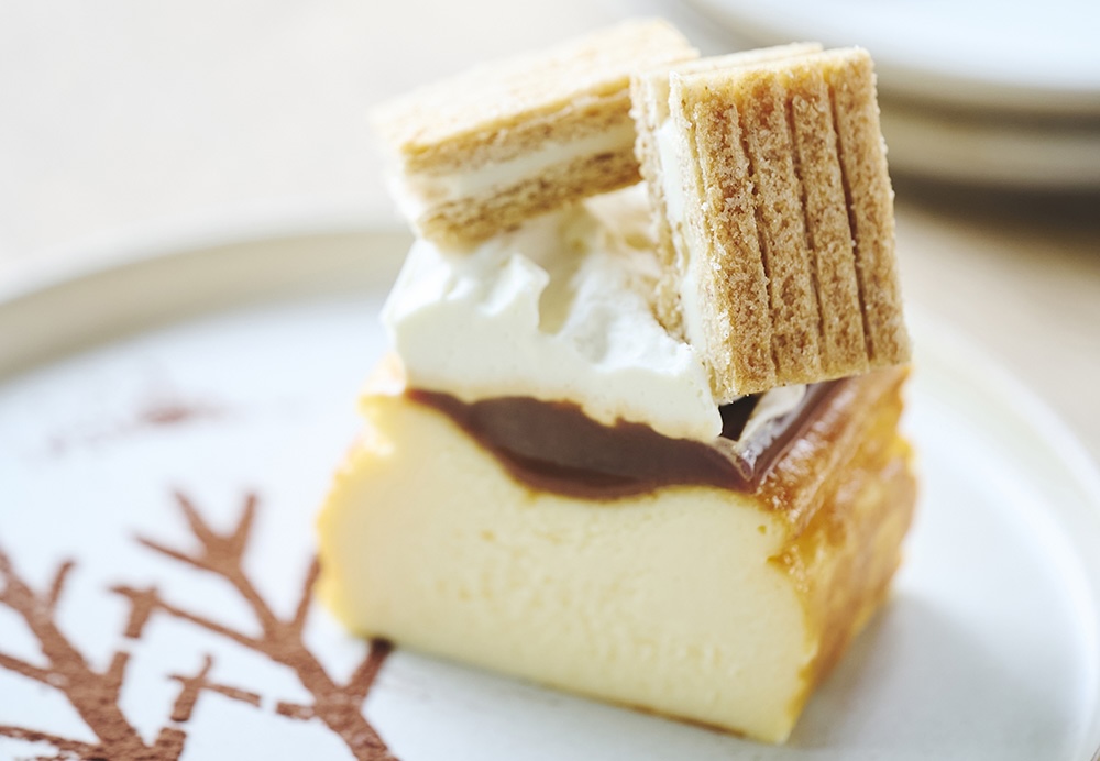 「シュガーバターサンドの木 キャラメルカフェチーズケーキ」イメージ
