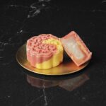 「緑豆ムーンケーキ(吉祥文様)」486円