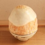 「茶三楽」で販売される各日40杯限定「まるごと大豆のほうじ茶かき氷」1,705円