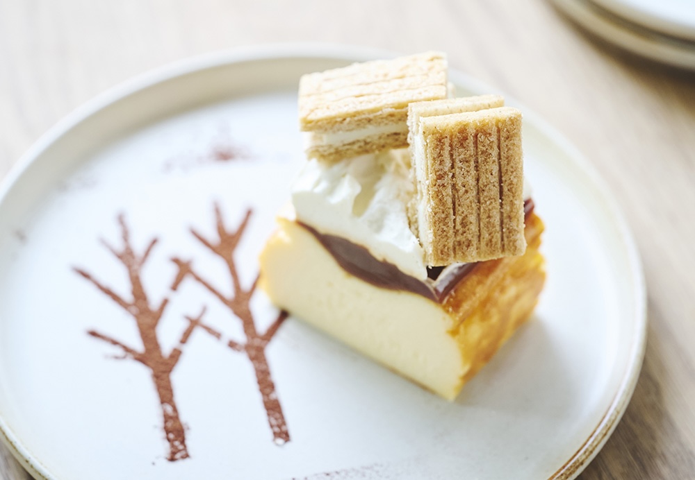 「シュガーバターサンドの木 キャラメルカフェチーズケーキ」イメージ