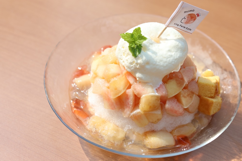 「ゴロゴロもものかき氷」税込み1,880円