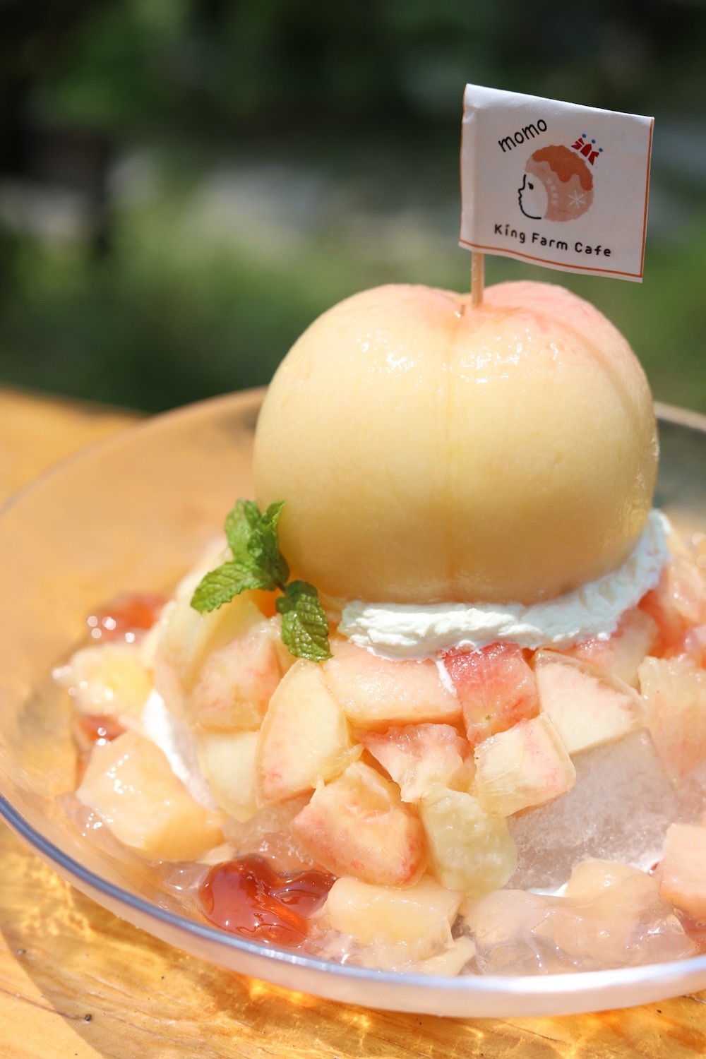 夏季限定「もももももものかき氷」税込み2,480円