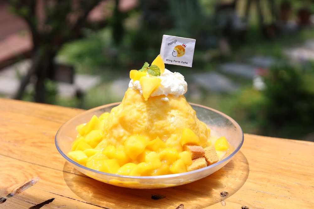 「なだれるマンゴーかき氷」税込み2,480円