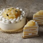 11月1日〜11月30日に販売される「洋梨のショートケーキ ホール」税込み6,480円、カット・税込み810円(ホールは3日前までに要予約)