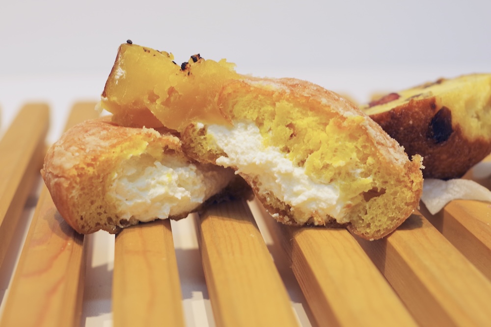 「焼き紅あずま生マラサダ」税込み420円