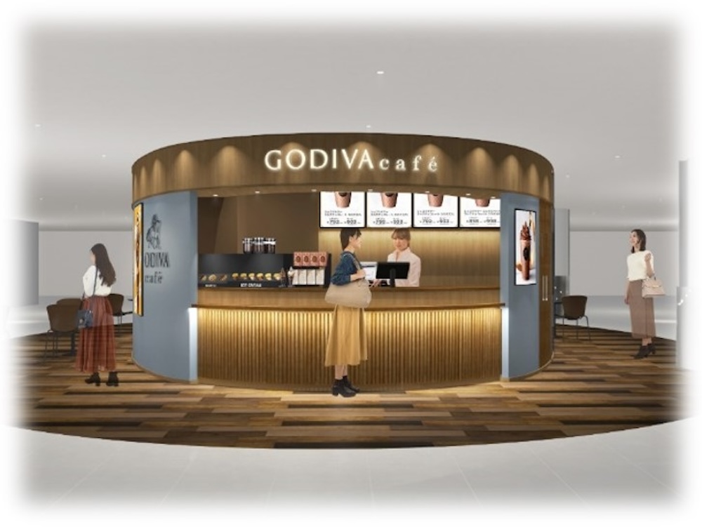 「ゴディバカフェ」成田空港店イメージ