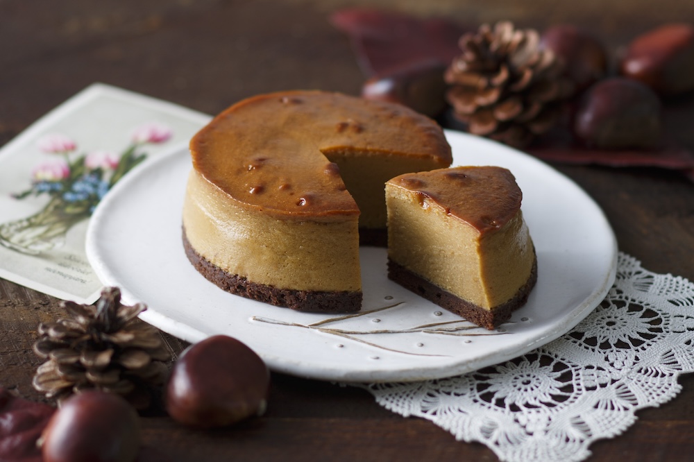 「栗のフレッシュチーズケーキ」イメージ