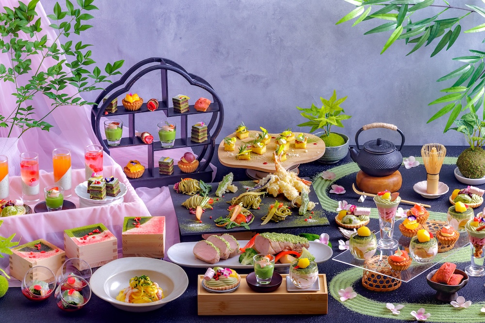 「スイーツ＆ランチブッフェ　抹茶とピンク」イメージ