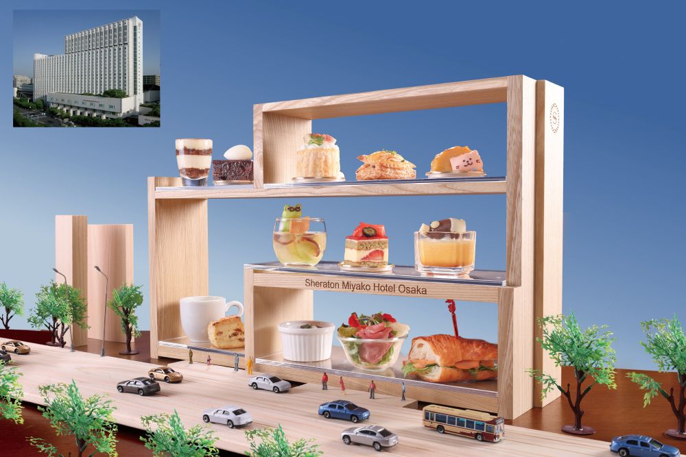 「40th Anniversary MIYAKO HOTEL OSAKA Afternoon Tea ～L’ histoire du gâteau～」イメージ