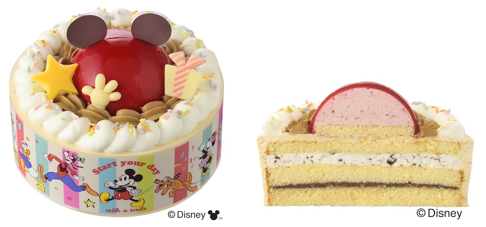デコレーションケーキ「＜ディズニー＞ハッピーセレブレーション（4.5号）」イメージ