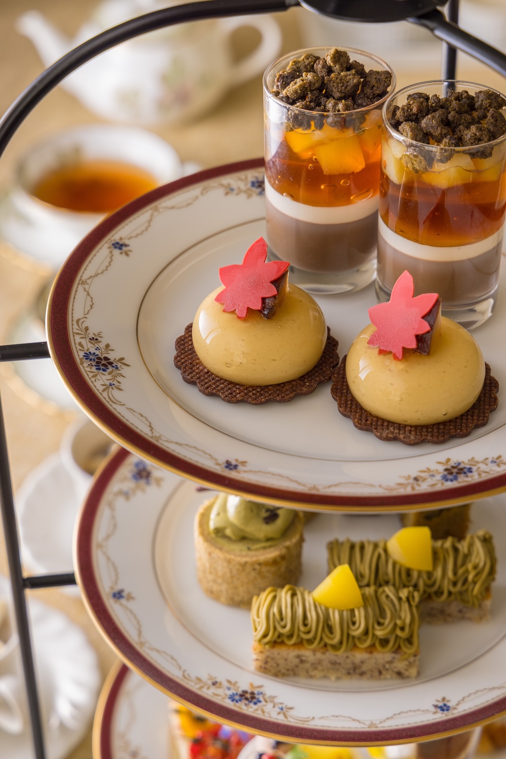 「栗とほうじ茶のアフタヌーンティー」イメージ