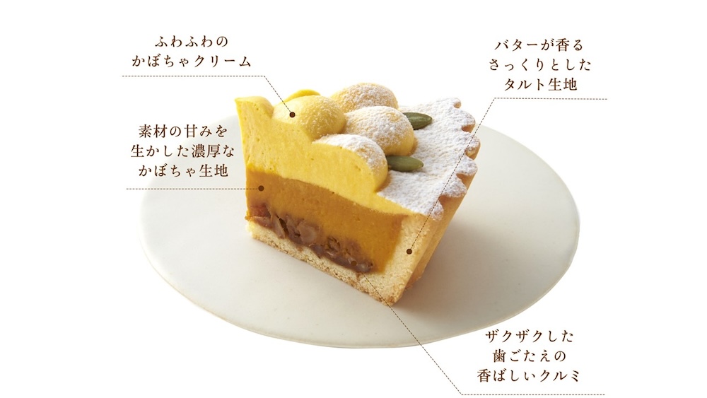 「くりりんかぼちゃのタルト」イメージ