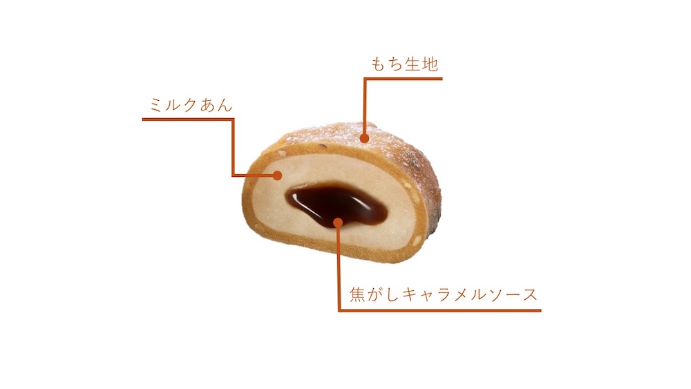 「4コ入 キャラメルナッツ大福」イメージ