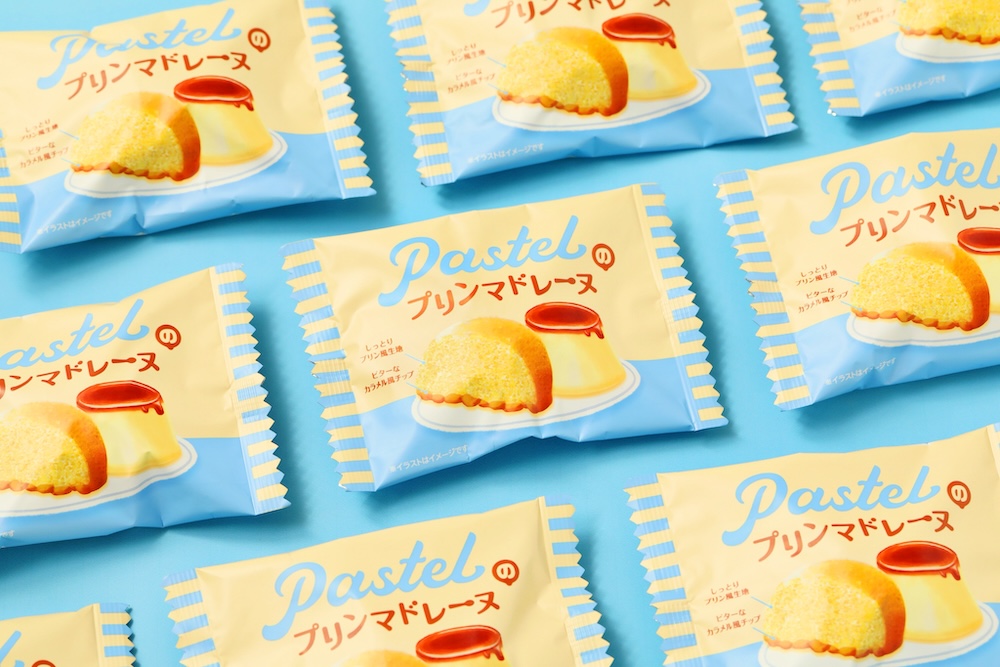「パステルのプリンマドレーヌ」イメージ