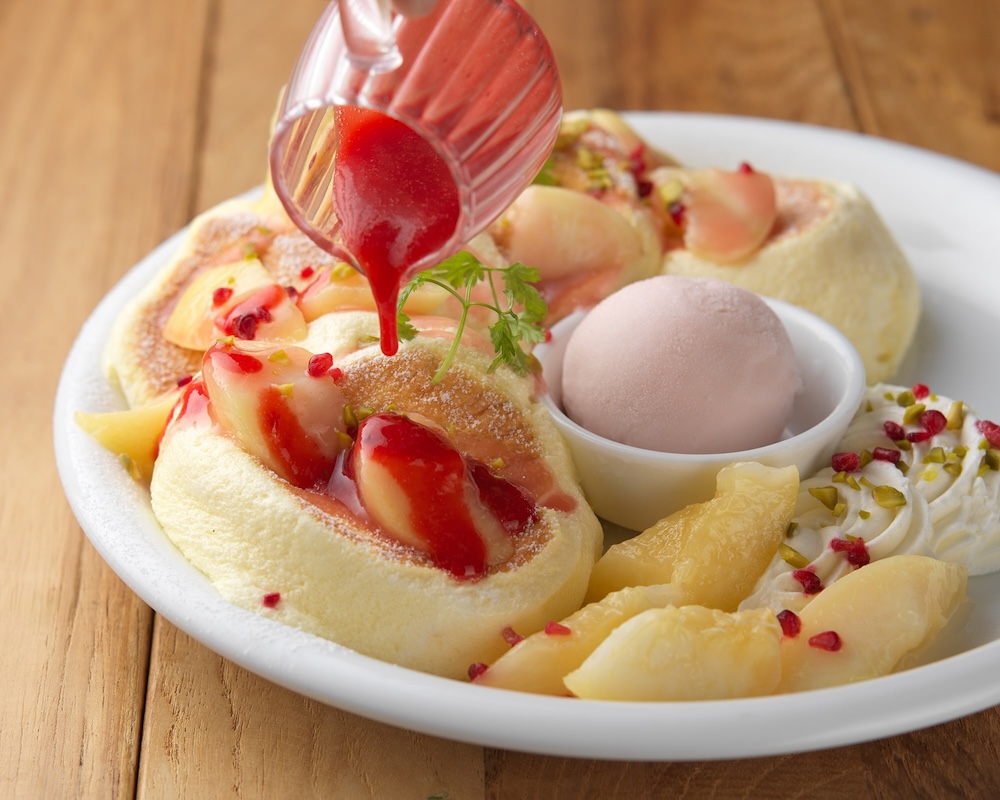 「パンケーキ ピーチベリー」税込み1,870円