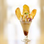 「鳴門金時パフェ」税込み1,350円(サービス料含む)