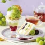 「シャインマスカットと巨峰のスイーツプレート」紅茶付き・税込み2,500円