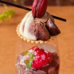 「シーズナルパフェ~オータム チャームス(Autumn Charms)~」税込み3,000円(サービス料含む)
