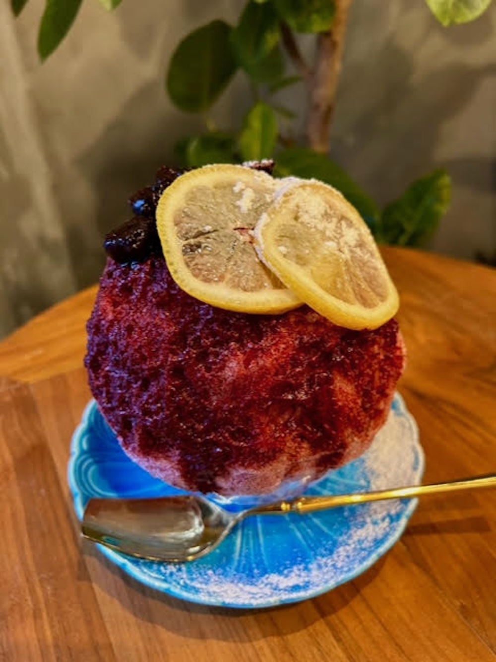 「京都氷屋万年雪」の「チェリーレモンパイ」1,650円