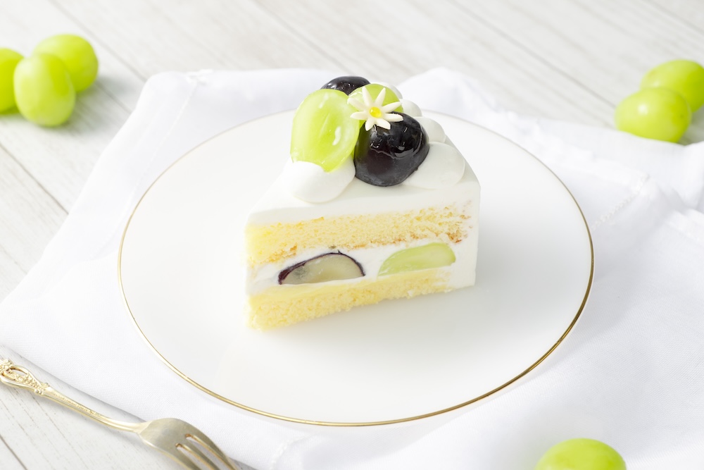 「シャインマスカットとナガノパープルのショートケーキ」イメージ