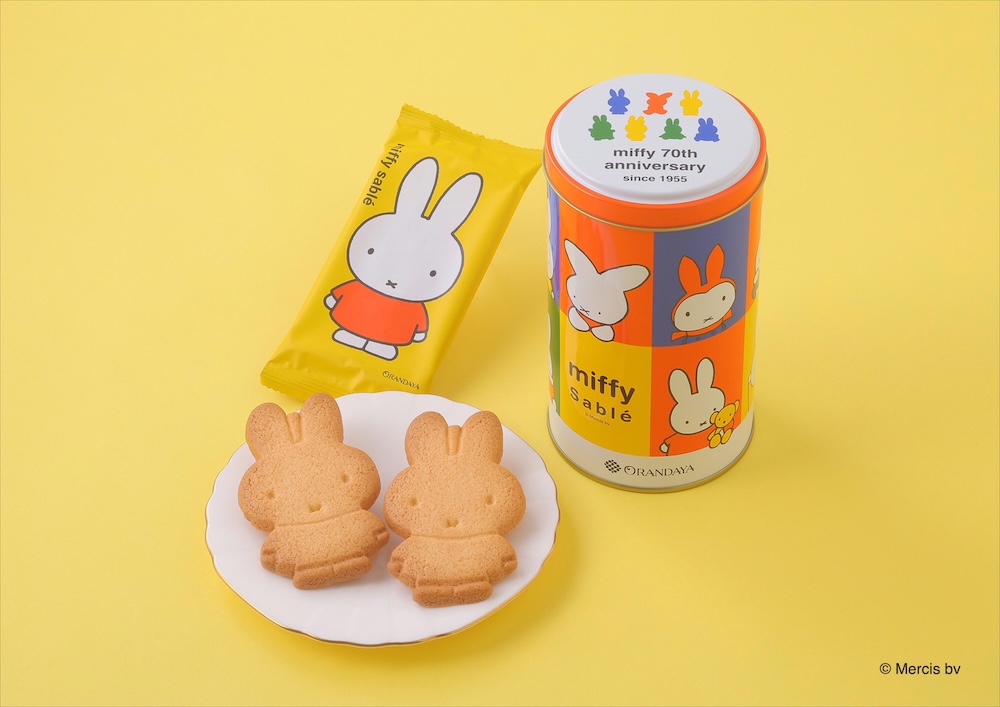 「ミッフィーサブレ5枚入70周年丸缶」税込み1,188円