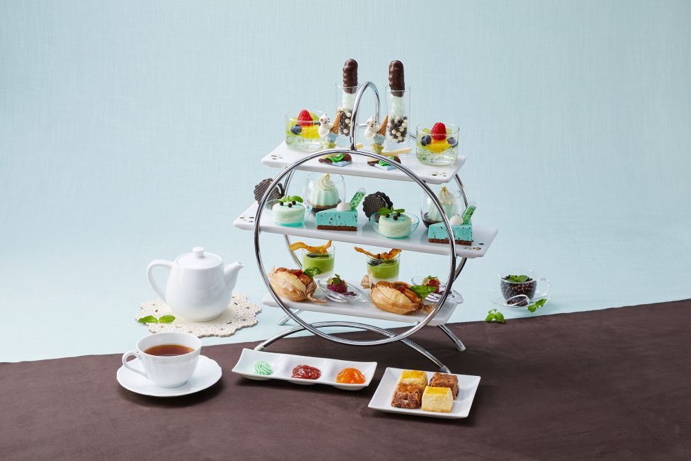 「チョコミントアフタヌーンティー」税込み8,000円（サービス料含む）