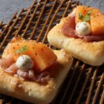 「柿と生ハムのフォカッチャ」税込み300円