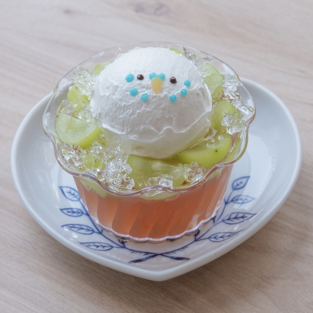 「マスカットと紅茶のゼリー」イメージ