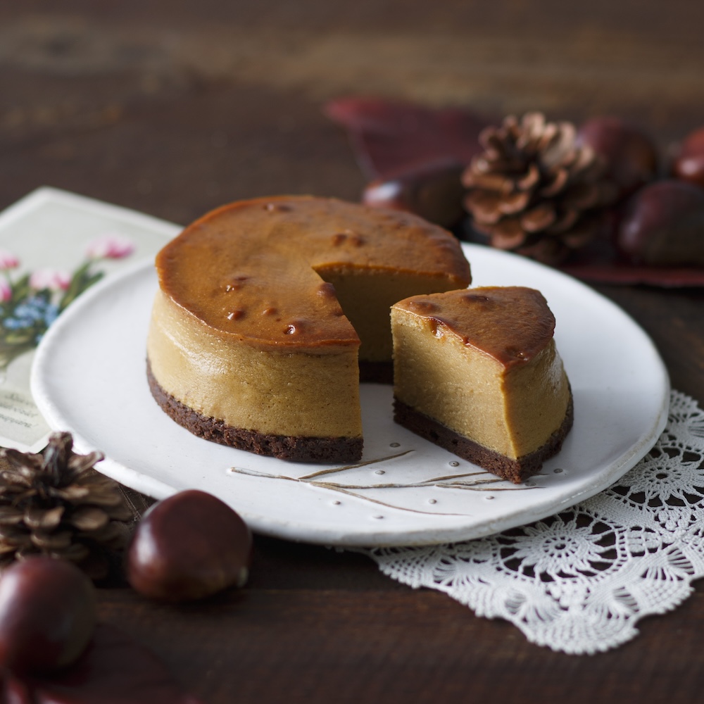 「栗のフレッシュチーズケーキ」イメージ